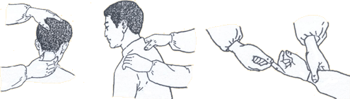 Grasping techniques of Chinese massage