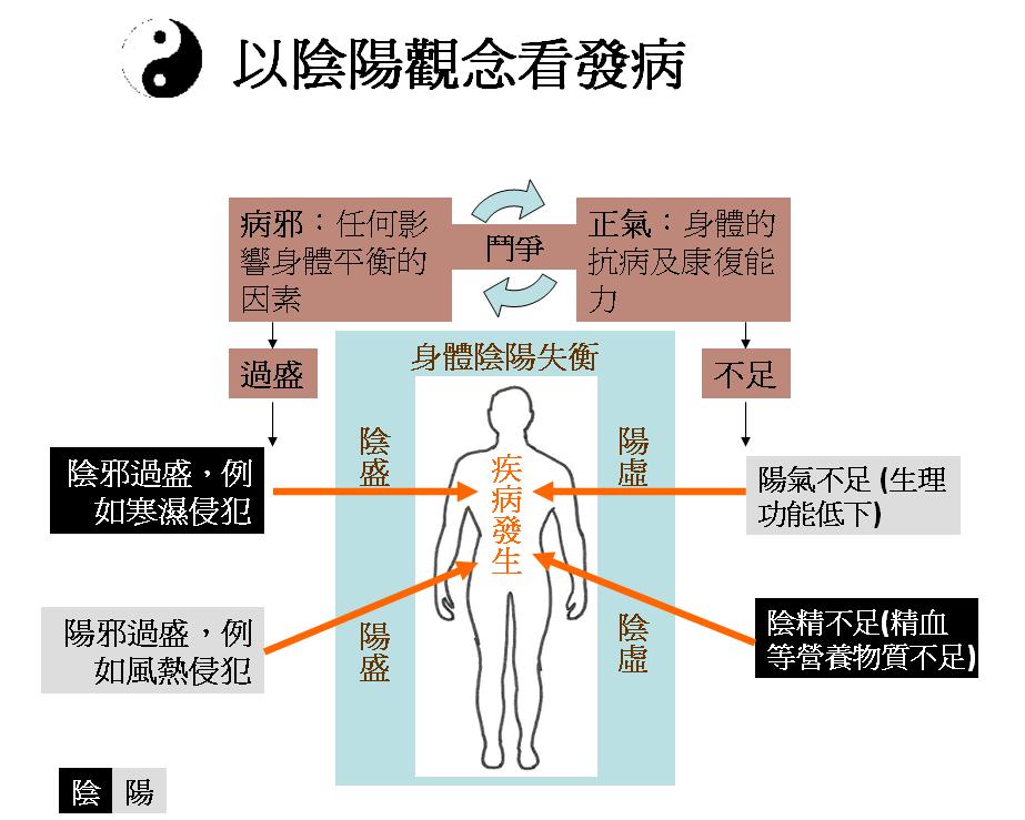 以陰陽觀點看發病