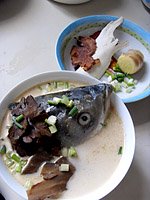 Fish head soup 