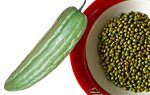 Bitter gourd and mung beans are helpful in people with a hot damp physical constitution.
