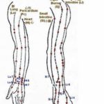 The source points and connecting points on the arms