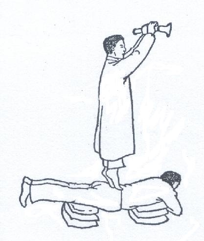 Treading massage