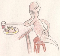 Spleen deficiency leads to poor digestion and abdominal problem