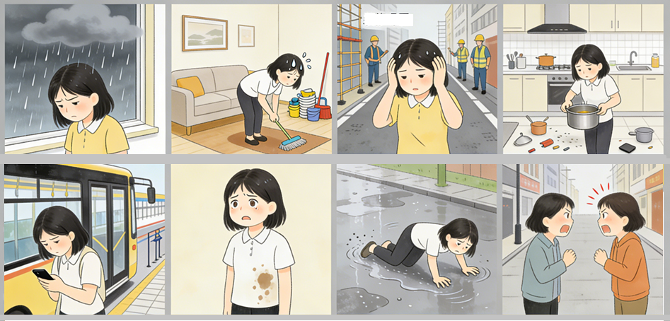 Small stressors in life