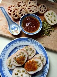 蓮藕綠豆甜點